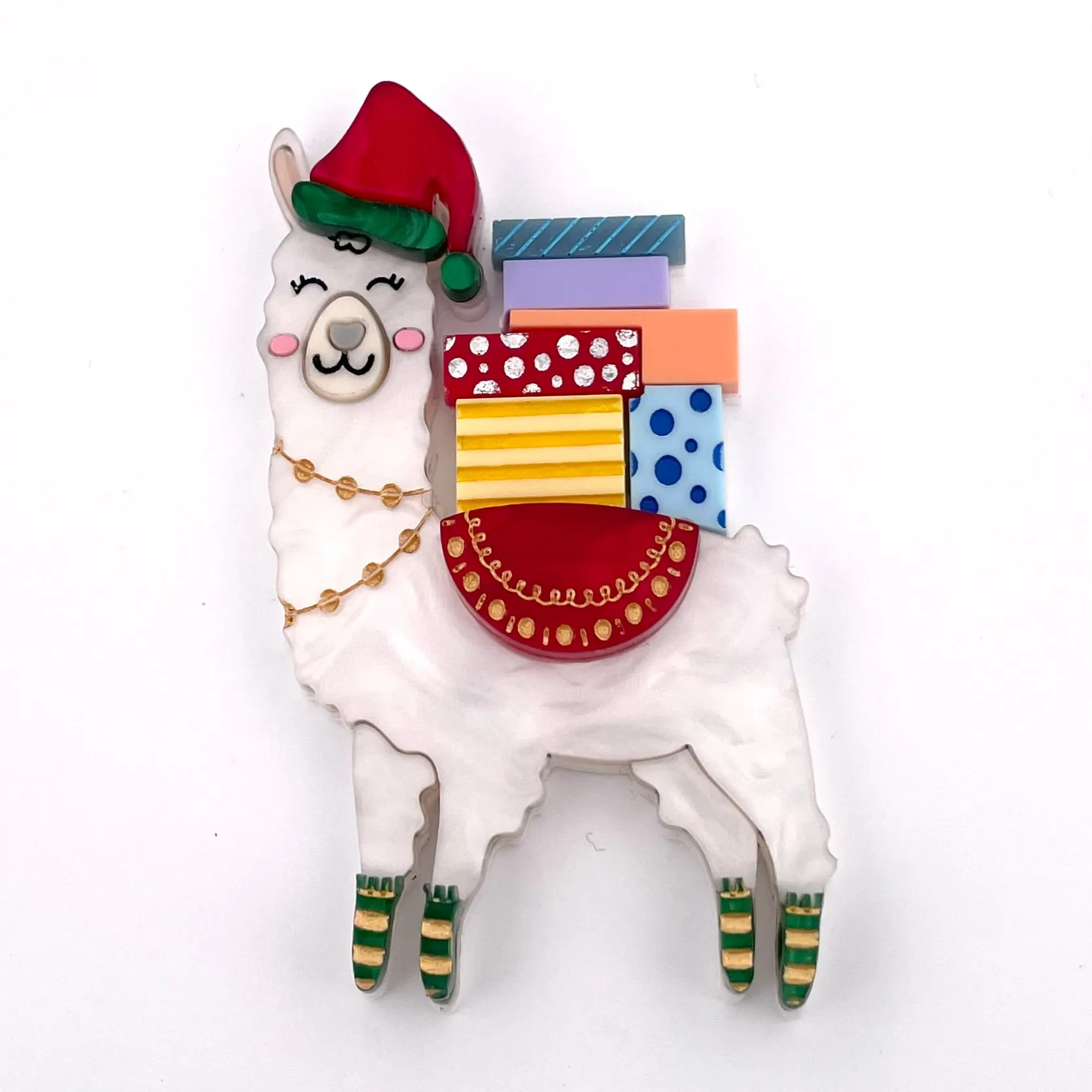 2. Caitlin the Llama - brooch