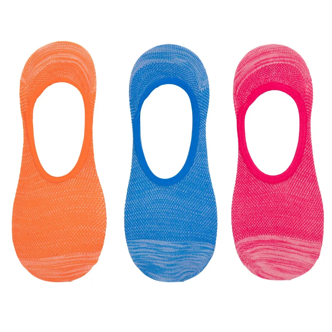 3 Pair Women's Mesh Liner Socks