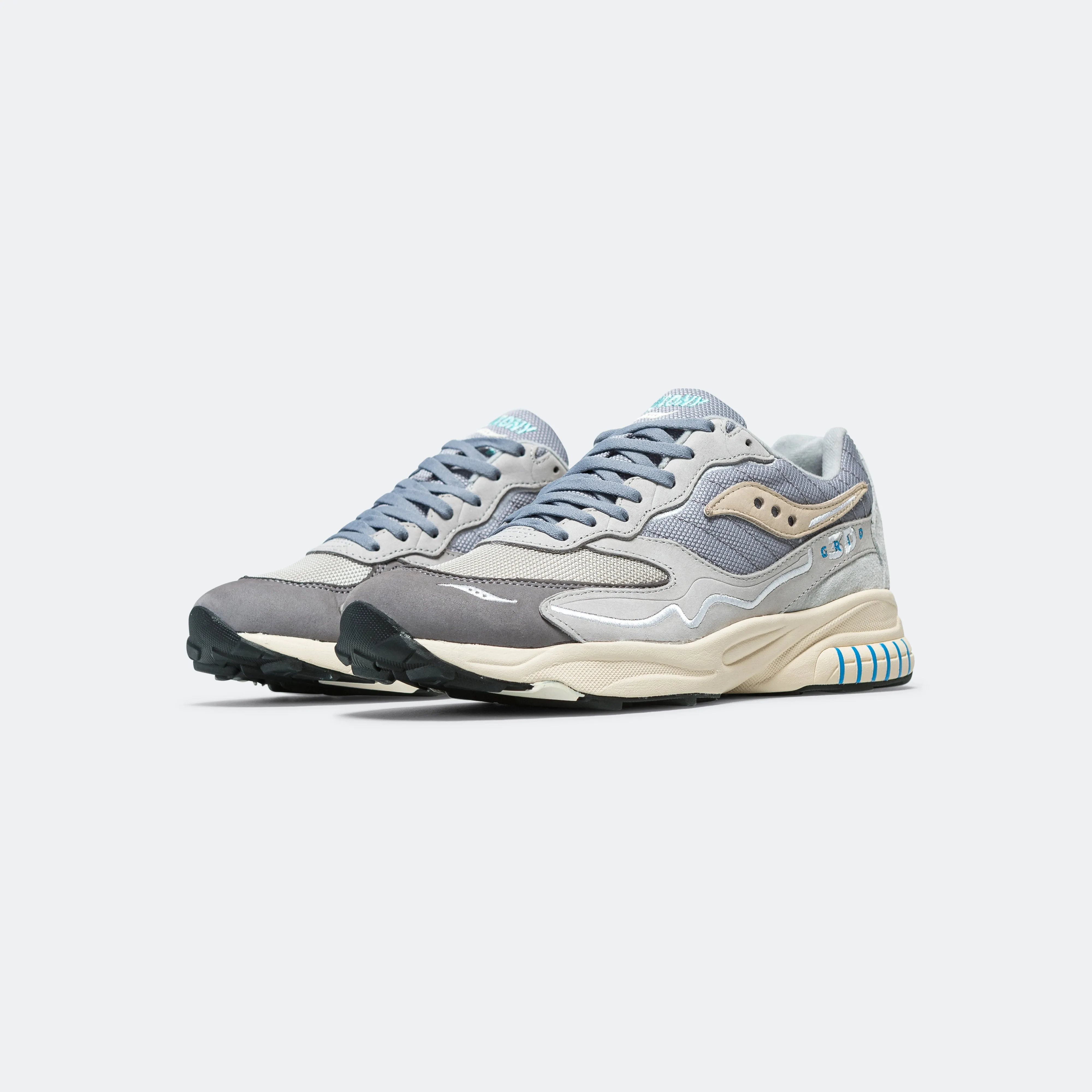 3D Grid Hurricane - Grey/Blue