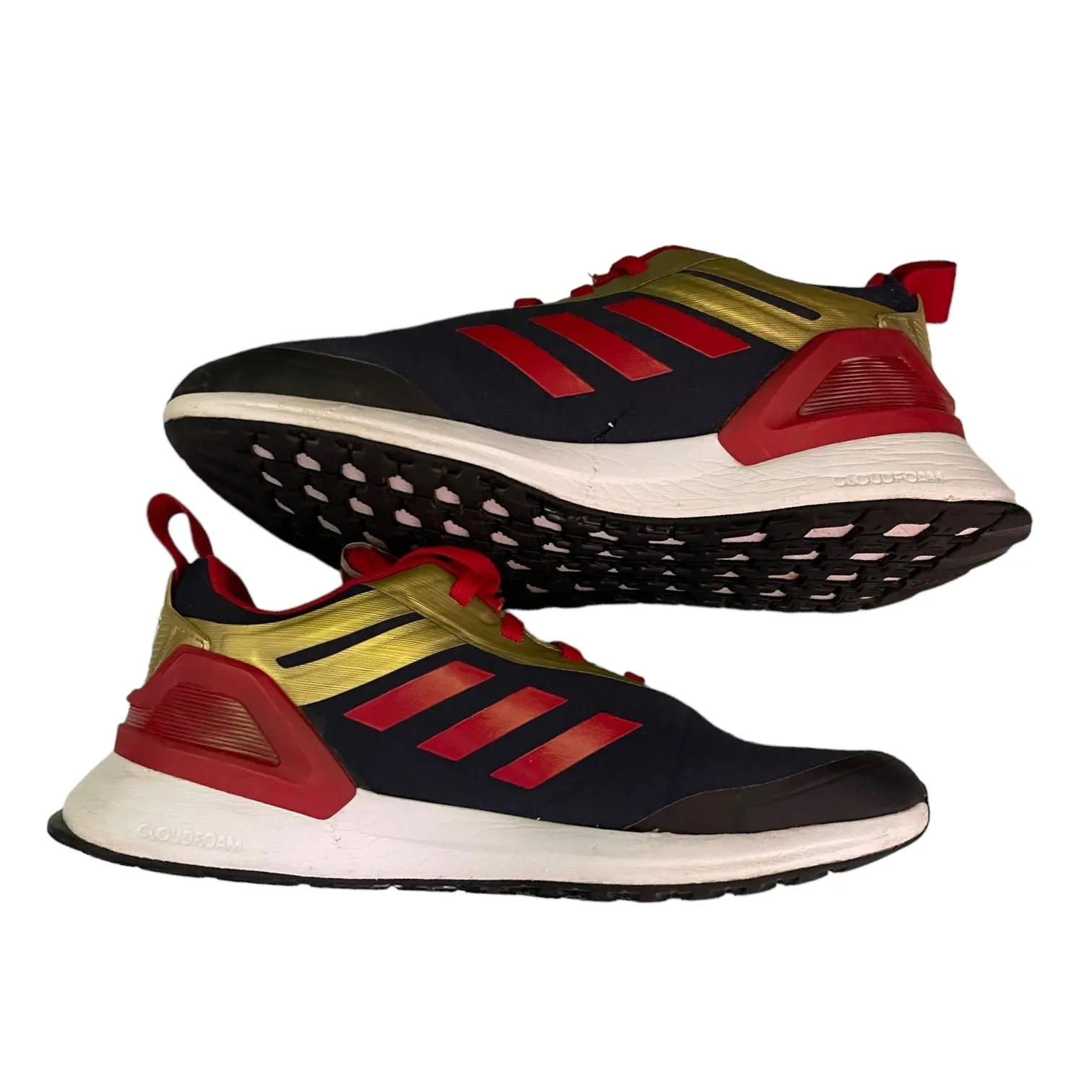 Adidas X Avengers Captain Marvel Rapidarun Sneakers Size 3 G27549