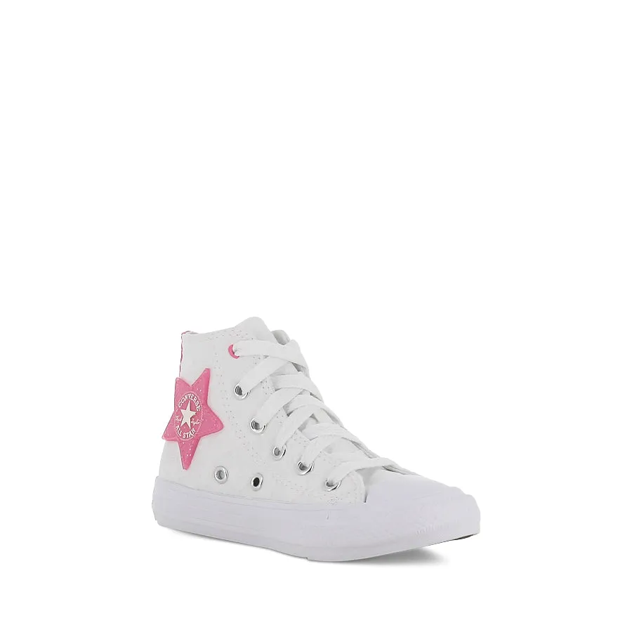 ALL STAR HI KIDS BE-DAZZLING - WHITE/OOPS/PINK/WHITE