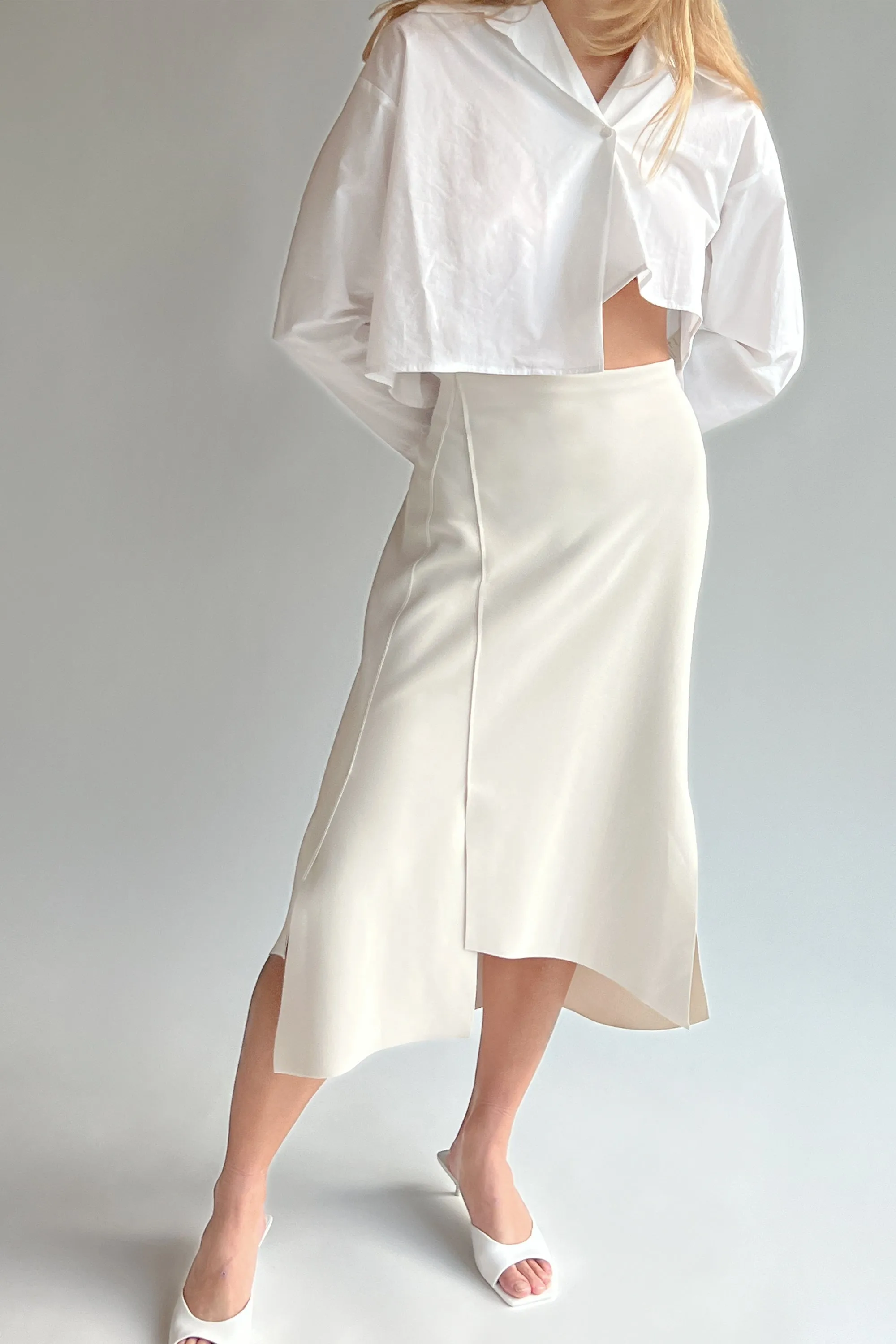 ASYMMETRICAL HEM SKIRT