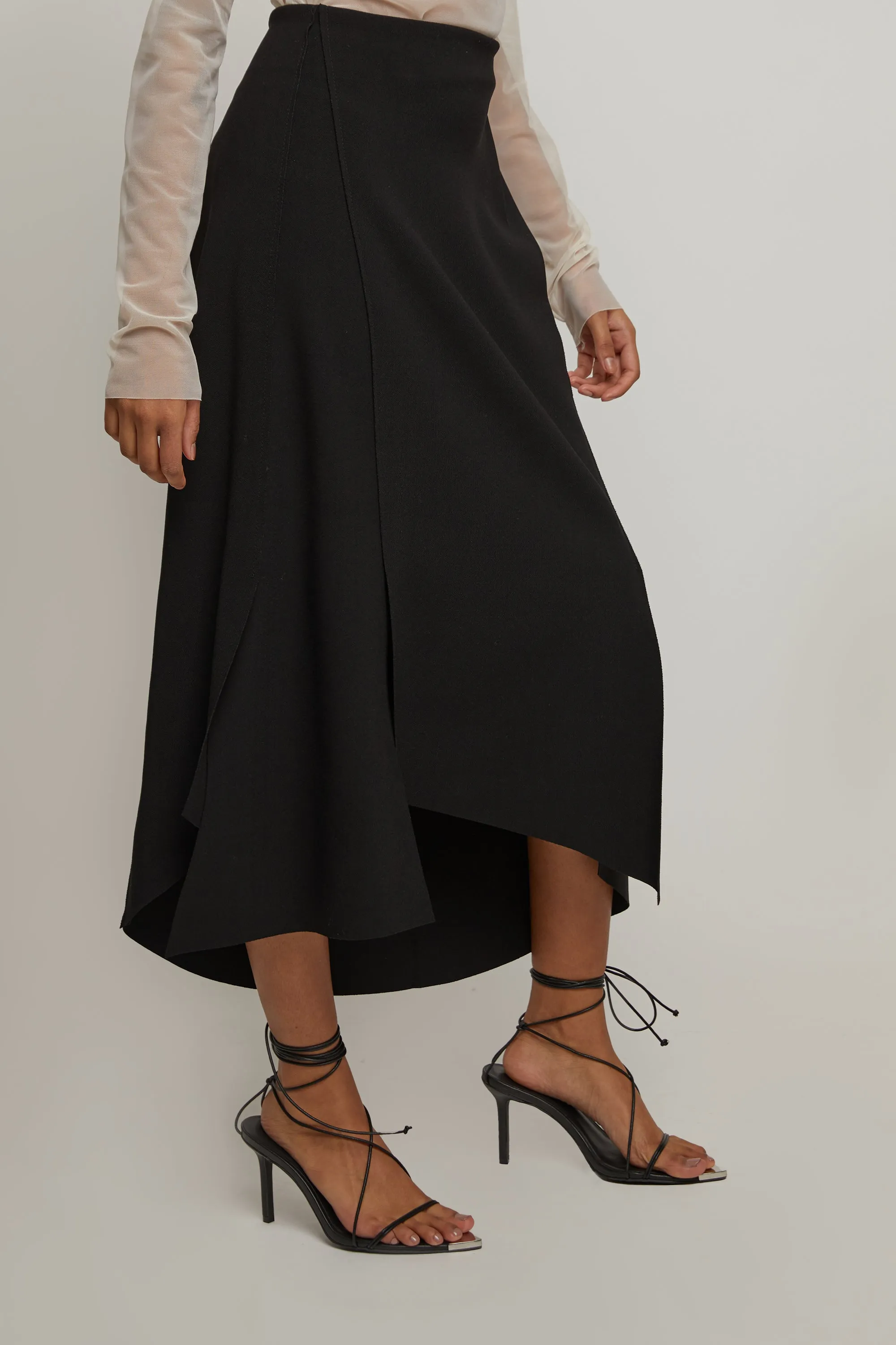 ASYMMETRICAL HEM SKIRT