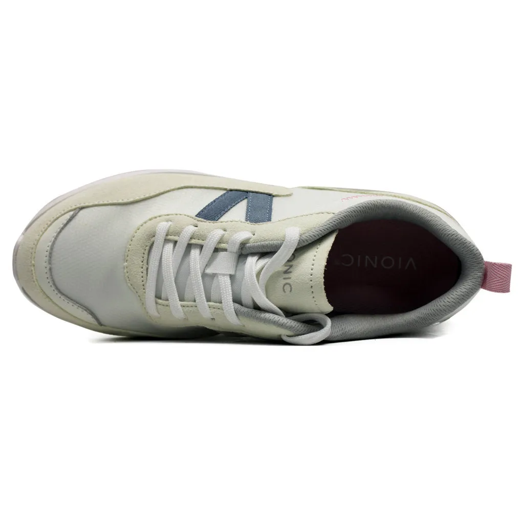 Ayse Leather Textile Women's Low Top Sneakers