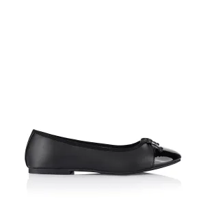 Bamba Ballet Flats - Black/Black Patent