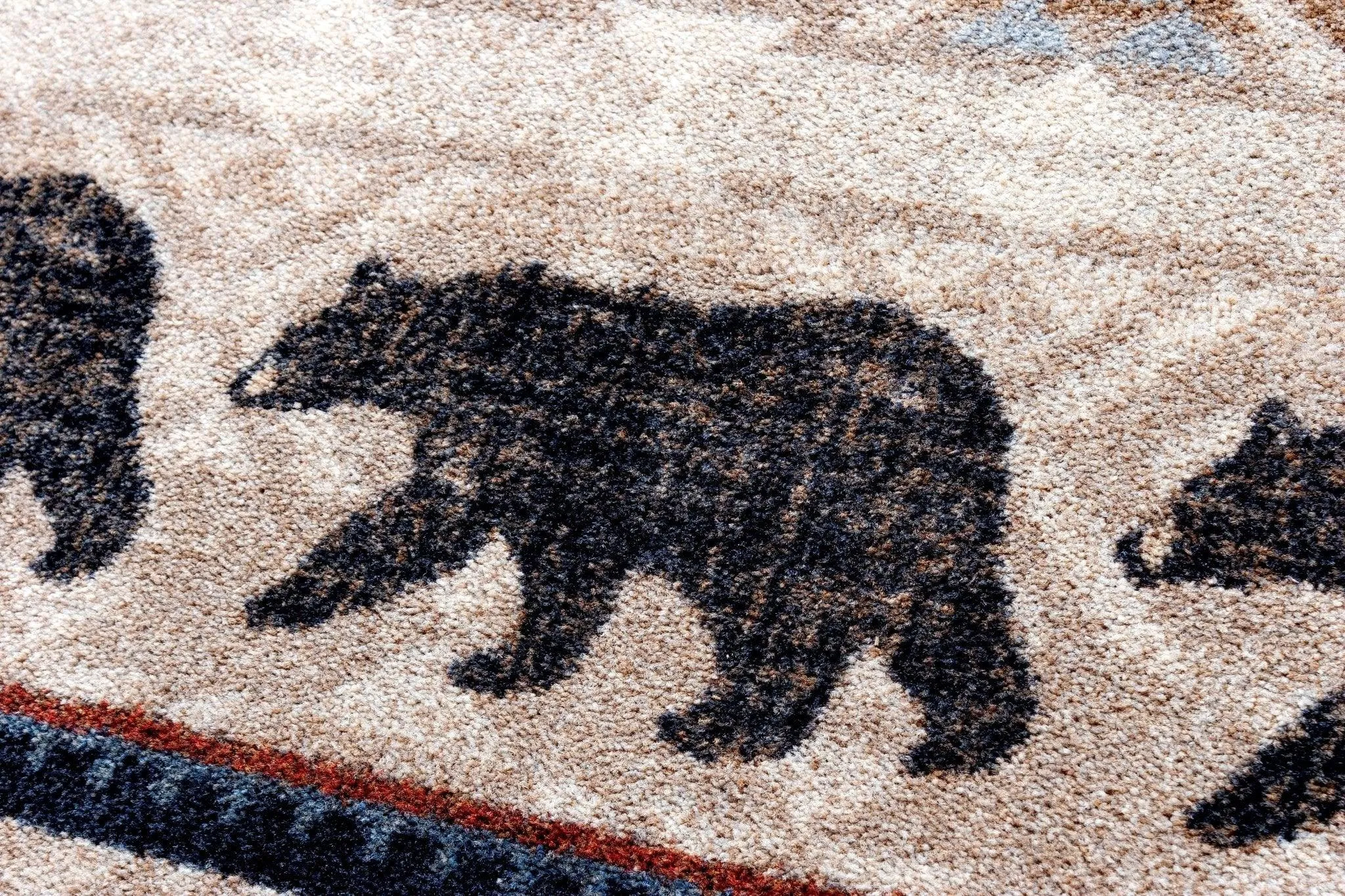 Bear Trails Forest Area Rugs