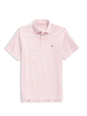 Bradley Strp Sankaty Polo Resort Red