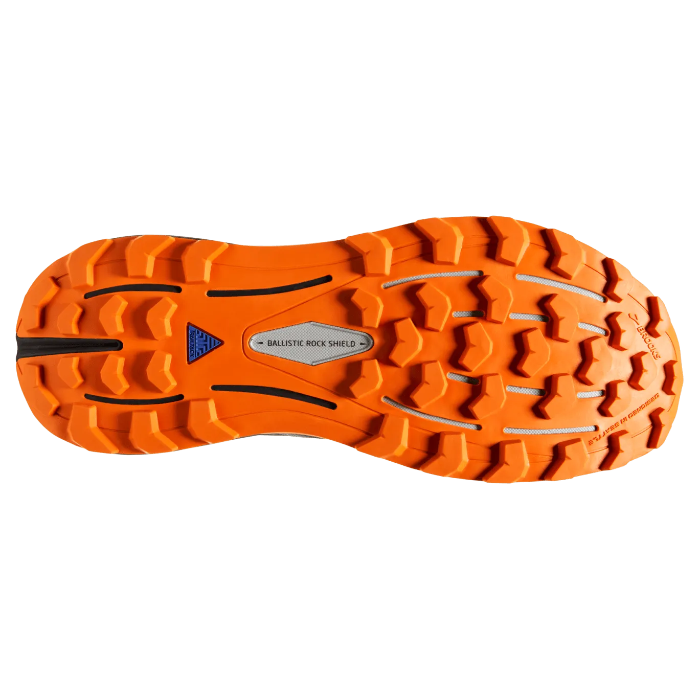 Brooks Cascadia 16 (2E Width) - Oyster Mushroom/Orange (Mens)