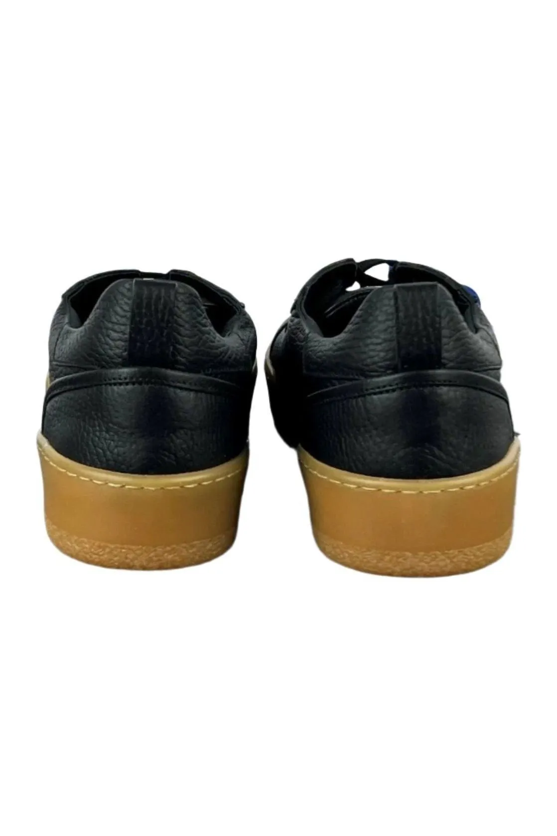 Buscemi Men's Score Alce Black Leather Sneakers SAMPLE