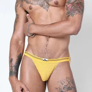 Cellblock 13 Tight End Swimmer jockstrap yellow