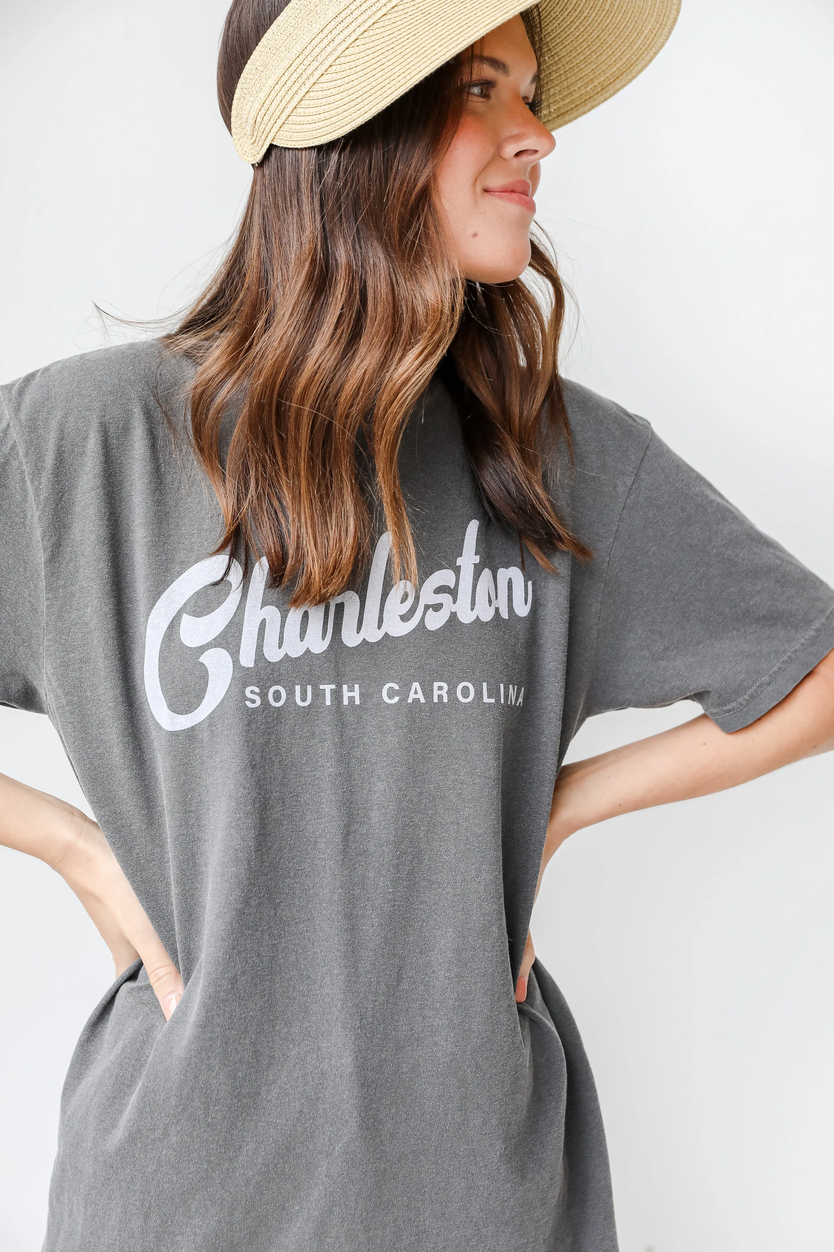 Charcoal Charleston South Carolina Tee