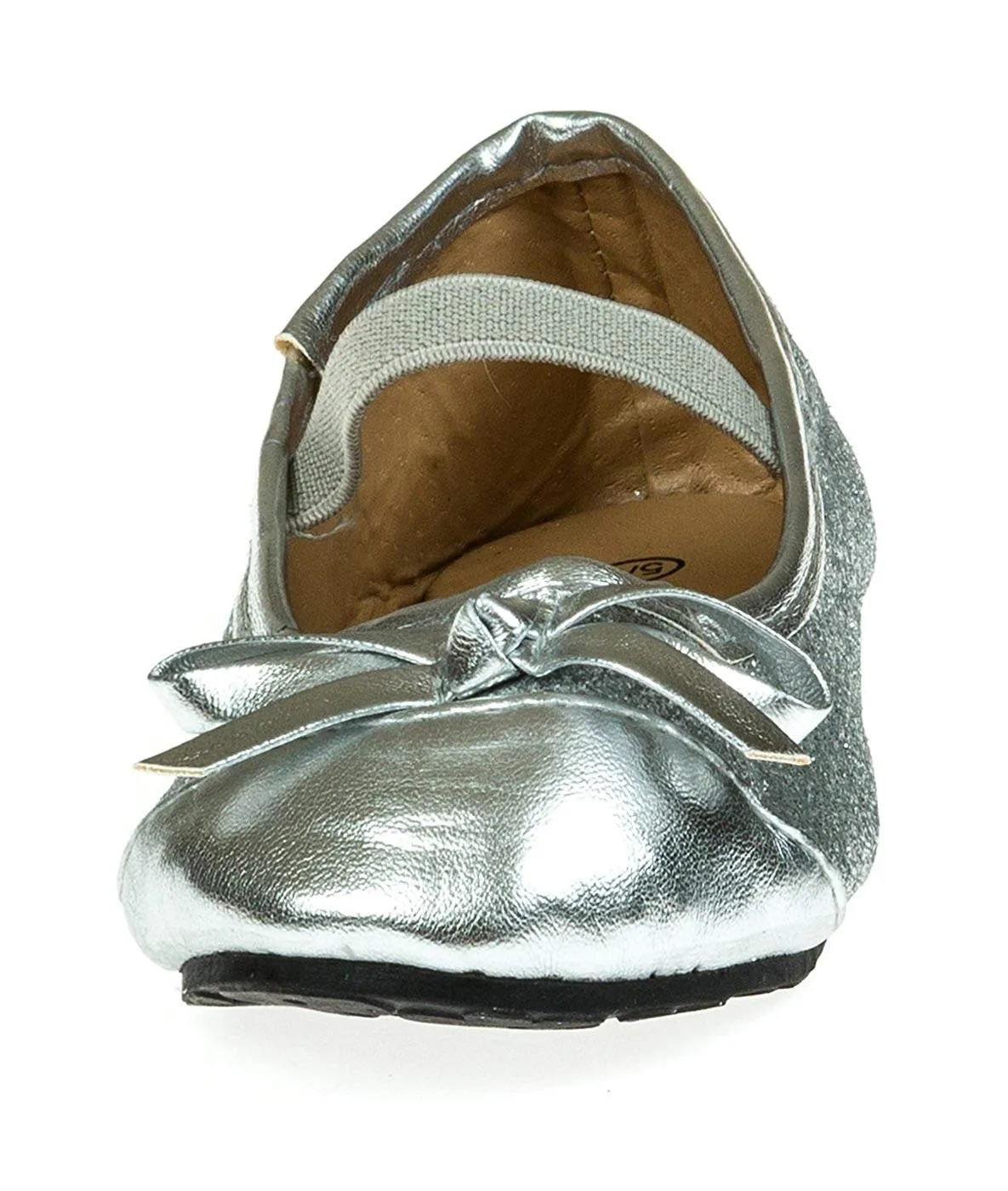 Chatties Toddler Girls Fine Glitter Ballet Flats (See More Colors/Sizes)