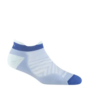 Darn Tough Women's Run No Show Tab Ultra-Lightweight Running Sock in Sky Blue