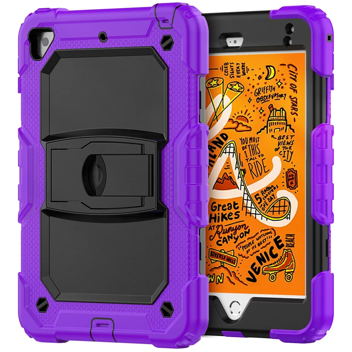 Defaeco Heavy Duty Shockproof Case For iPad Mini