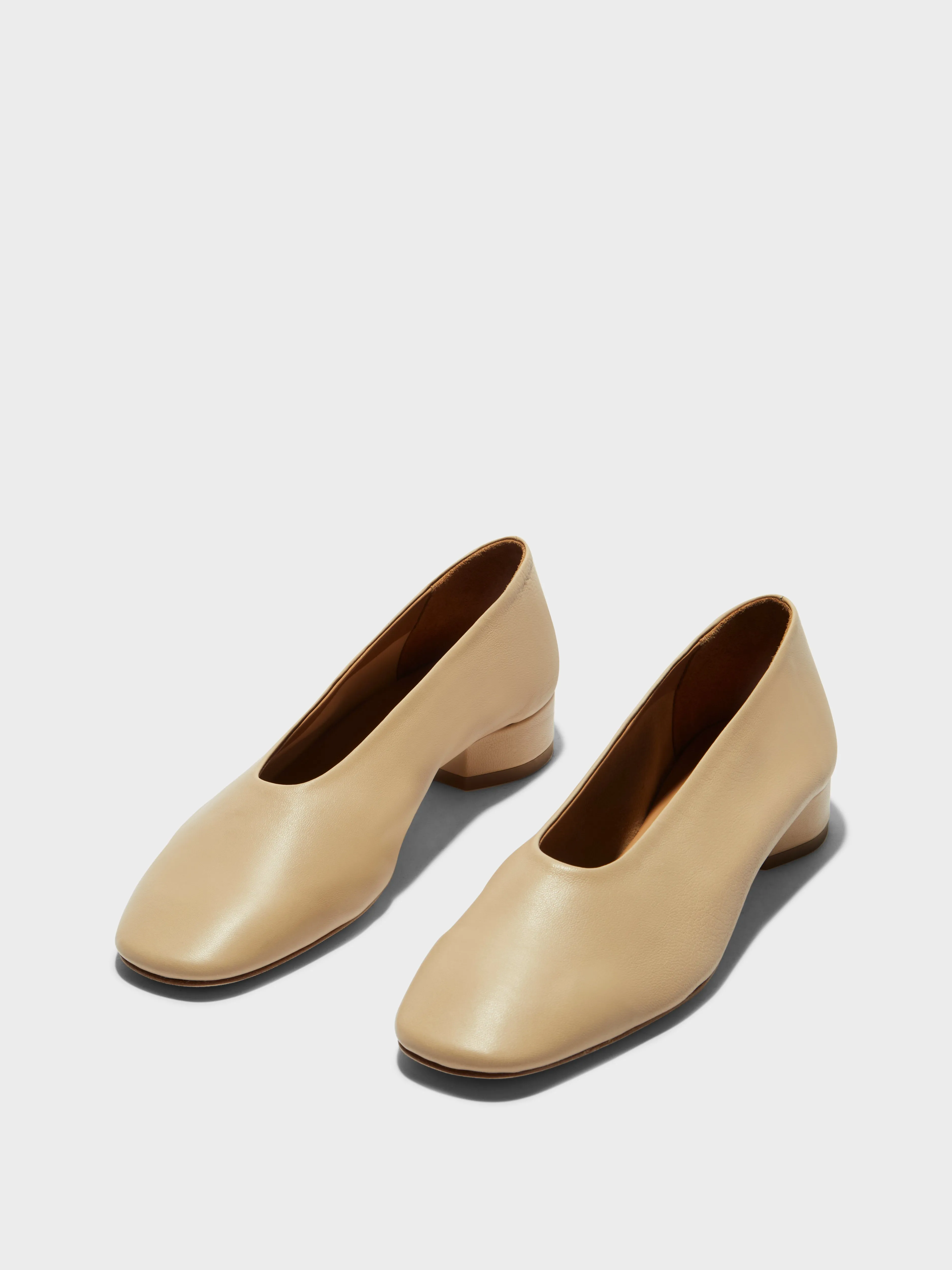 Delia Leather Ballet Flats