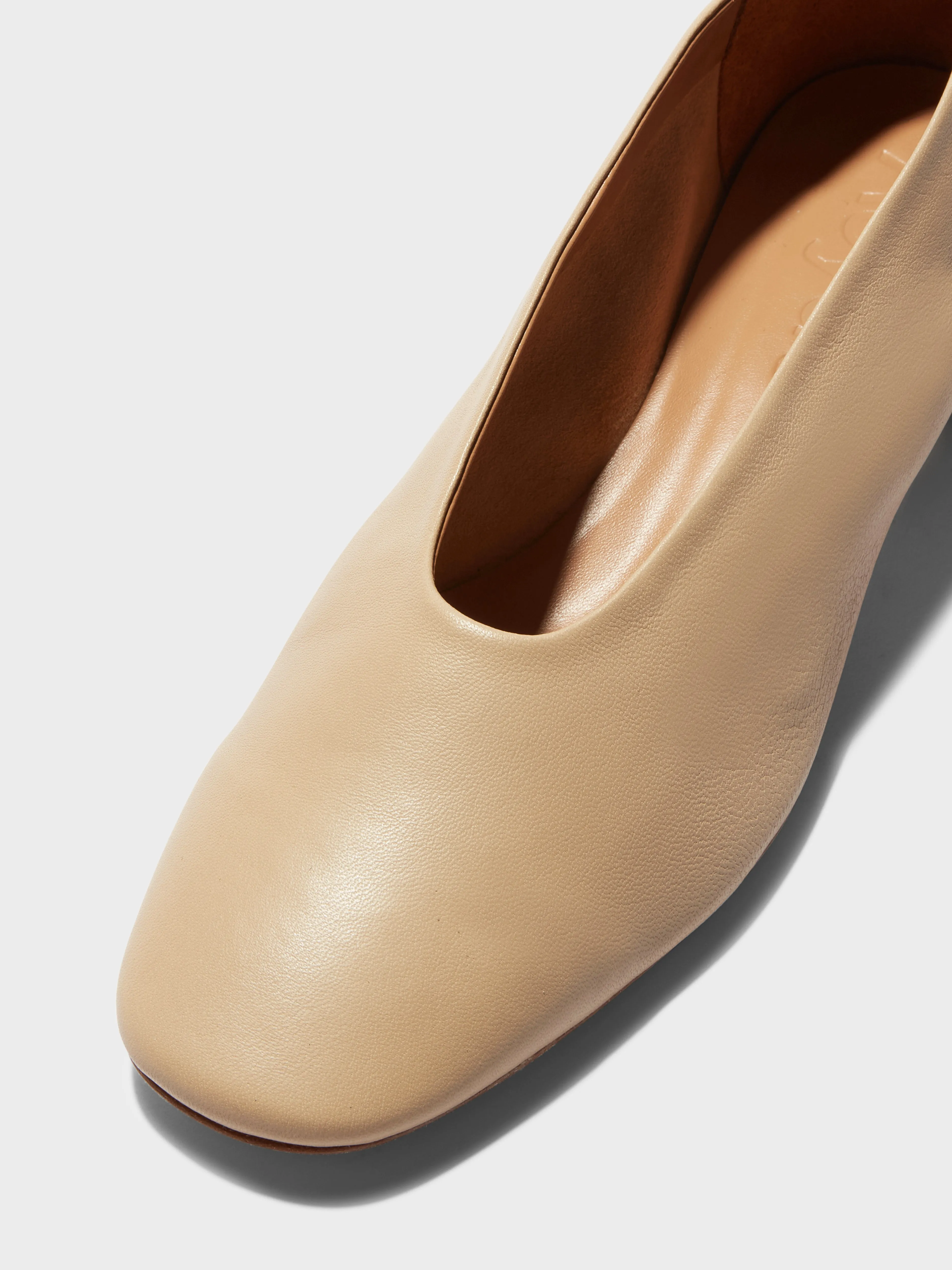 Delia Leather Ballet Flats