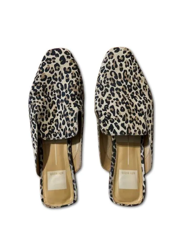 FLAT MULES LEOPARD - re:vita