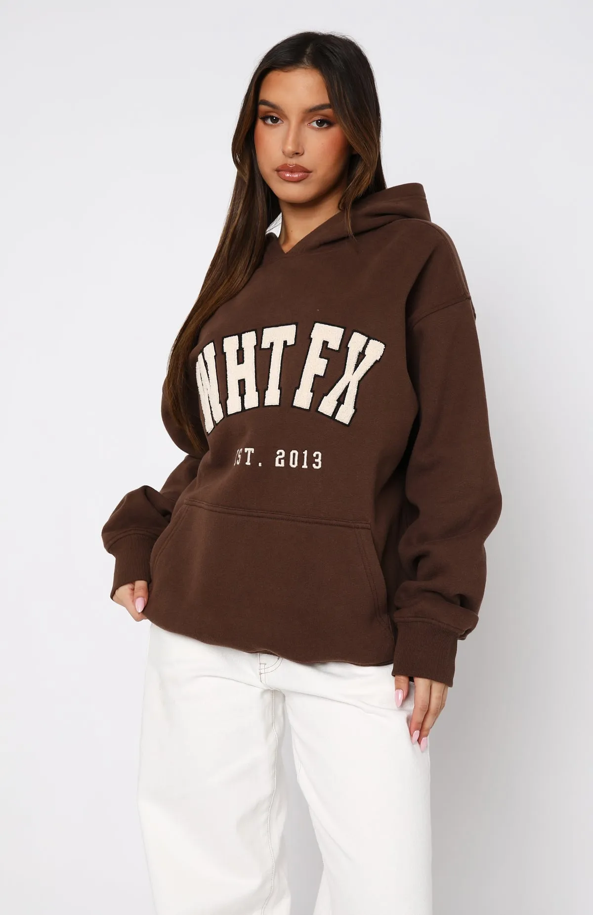 Give It Away Oversized Hoodie Espresso