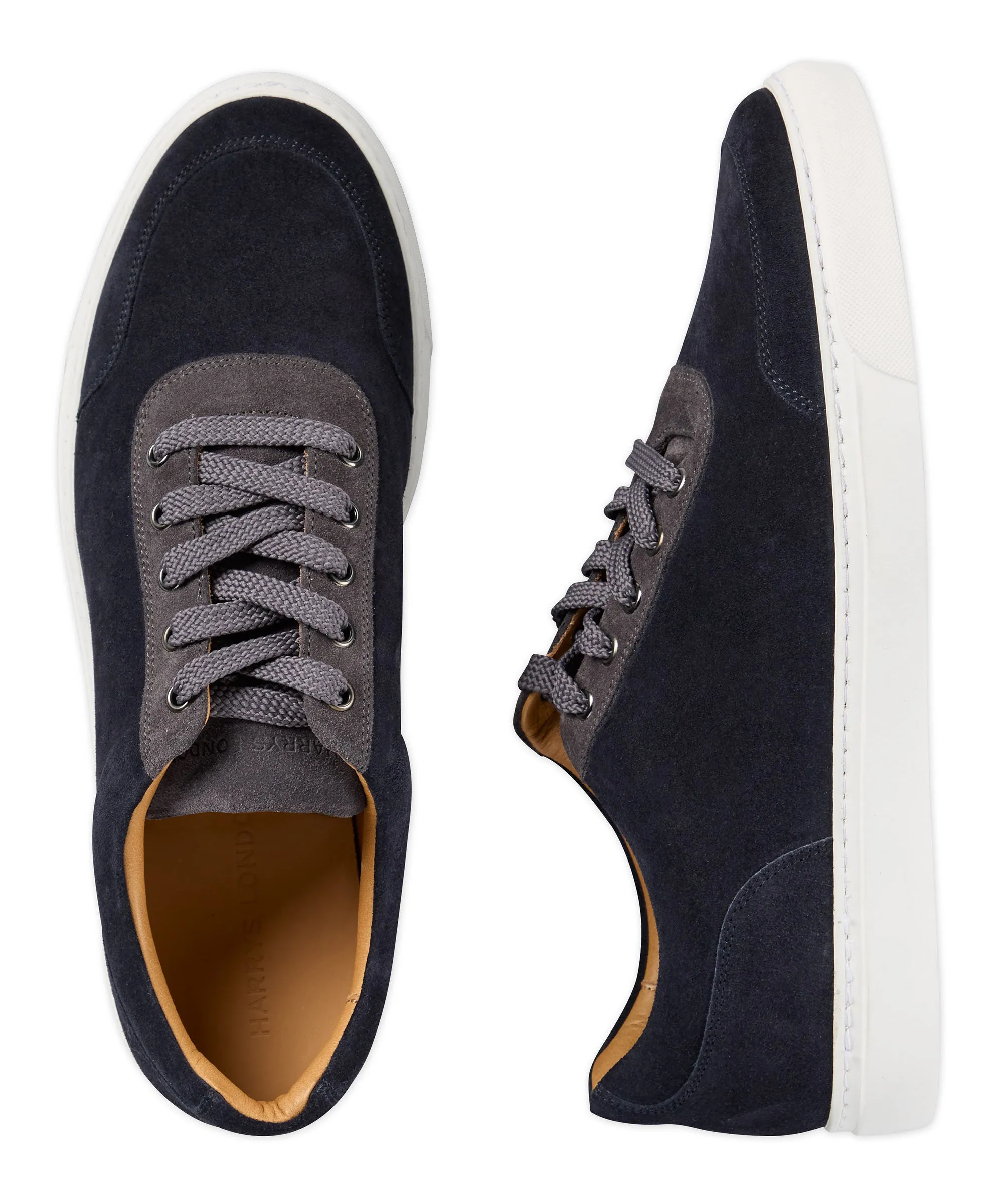 Harry's of London Two-Tone Suede Sneakers