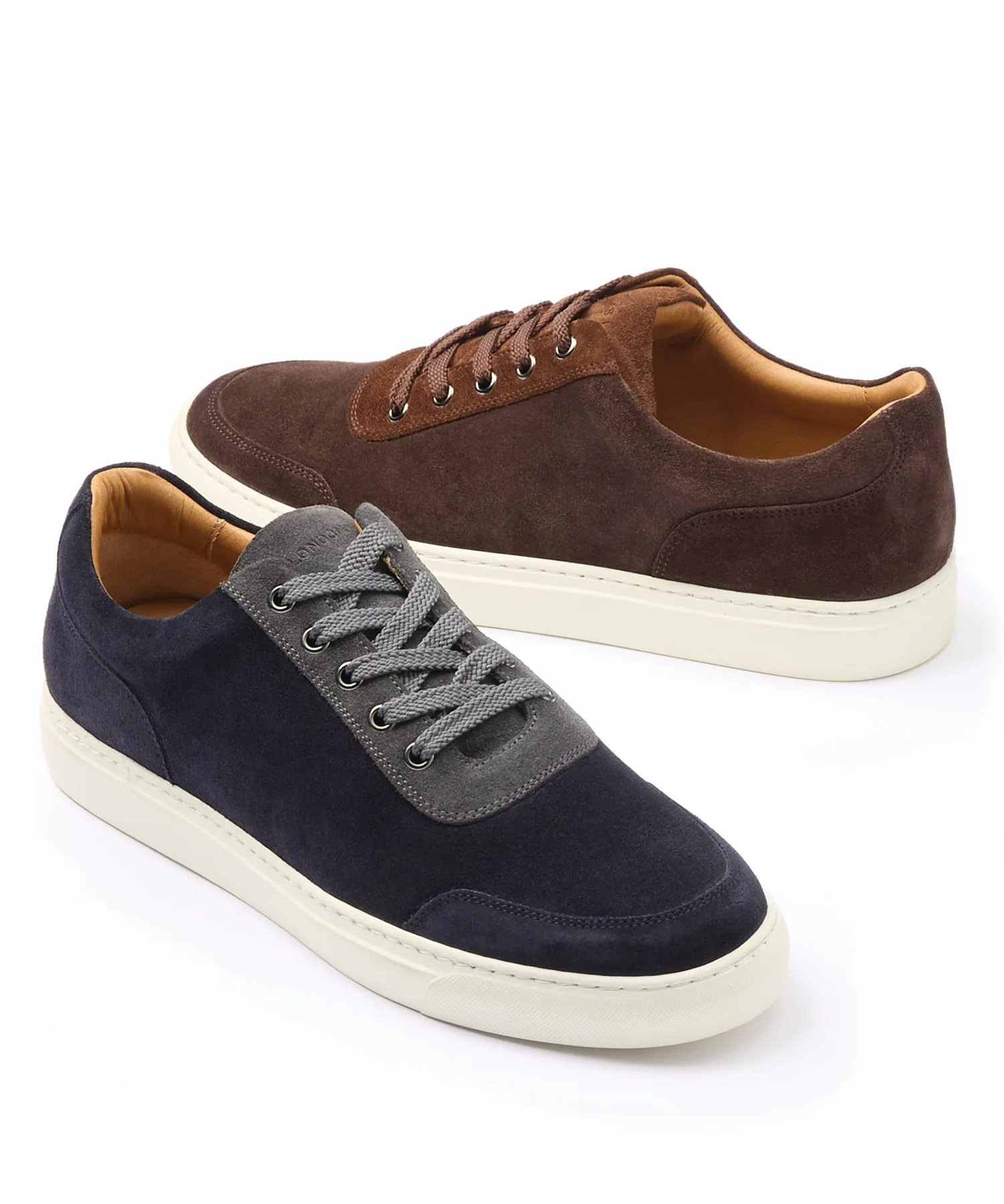 Harry's of London Two-Tone Suede Sneakers