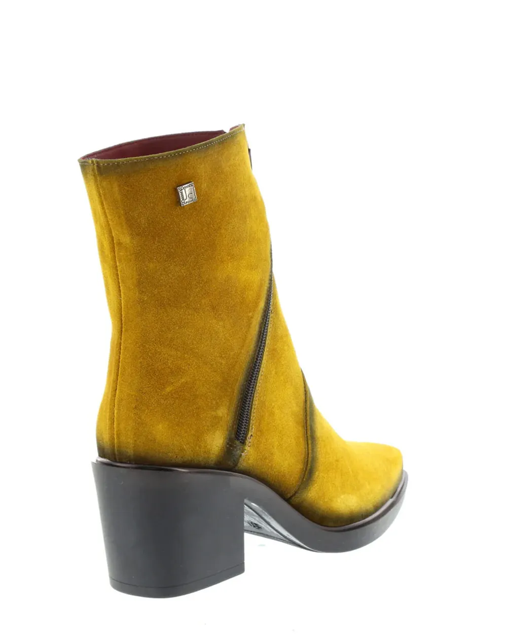 Jose Saenz 6514-V  Mostaza Mustard Suede Boot