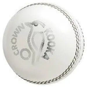 Kookaburra Crown Cricket ball 156 grams - WHITE