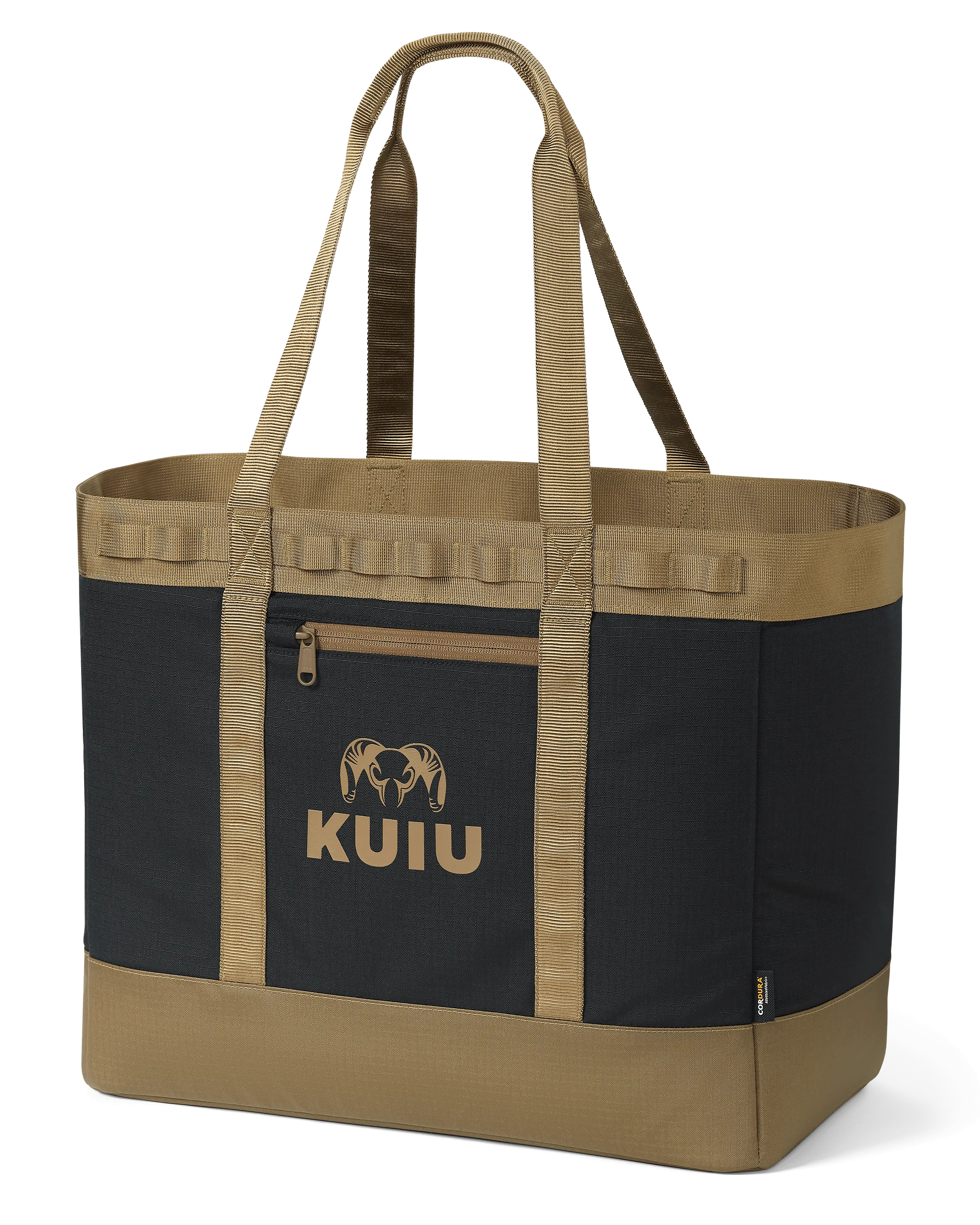 KUIU CORDURA® 2800 Structured Tote Bag | Black/Brown