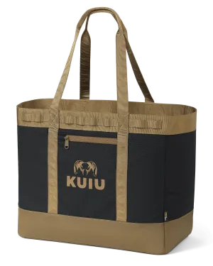 KUIU CORDURA® 2800 Structured Tote Bag | Black/Brown