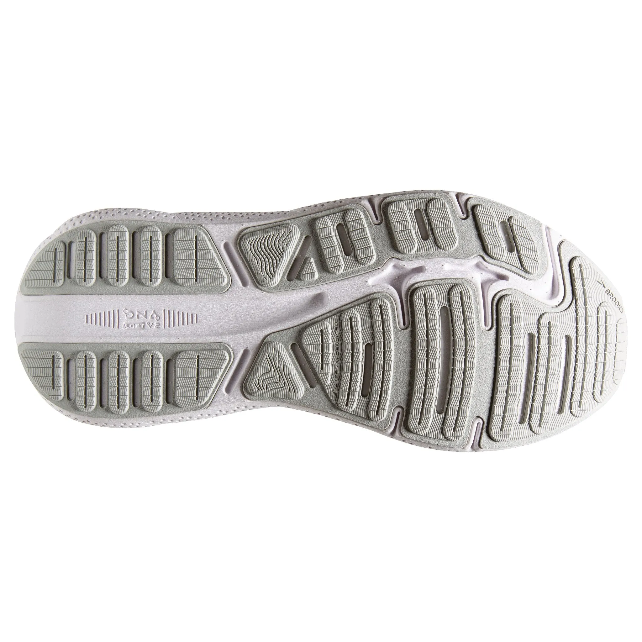 Men's Ghost Max - White / Oyster / Metallic Silver