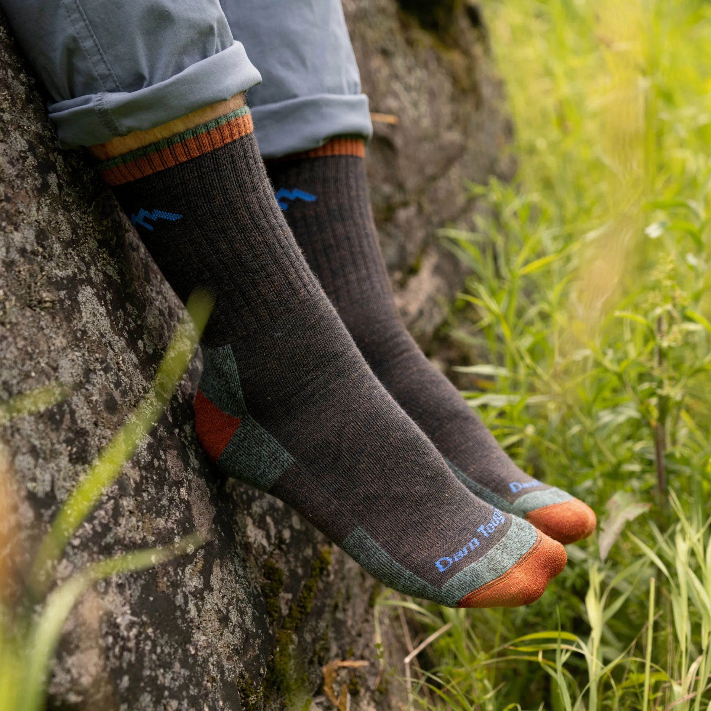 Men's Hiker Micro Crew  Midweight Hiking Sock