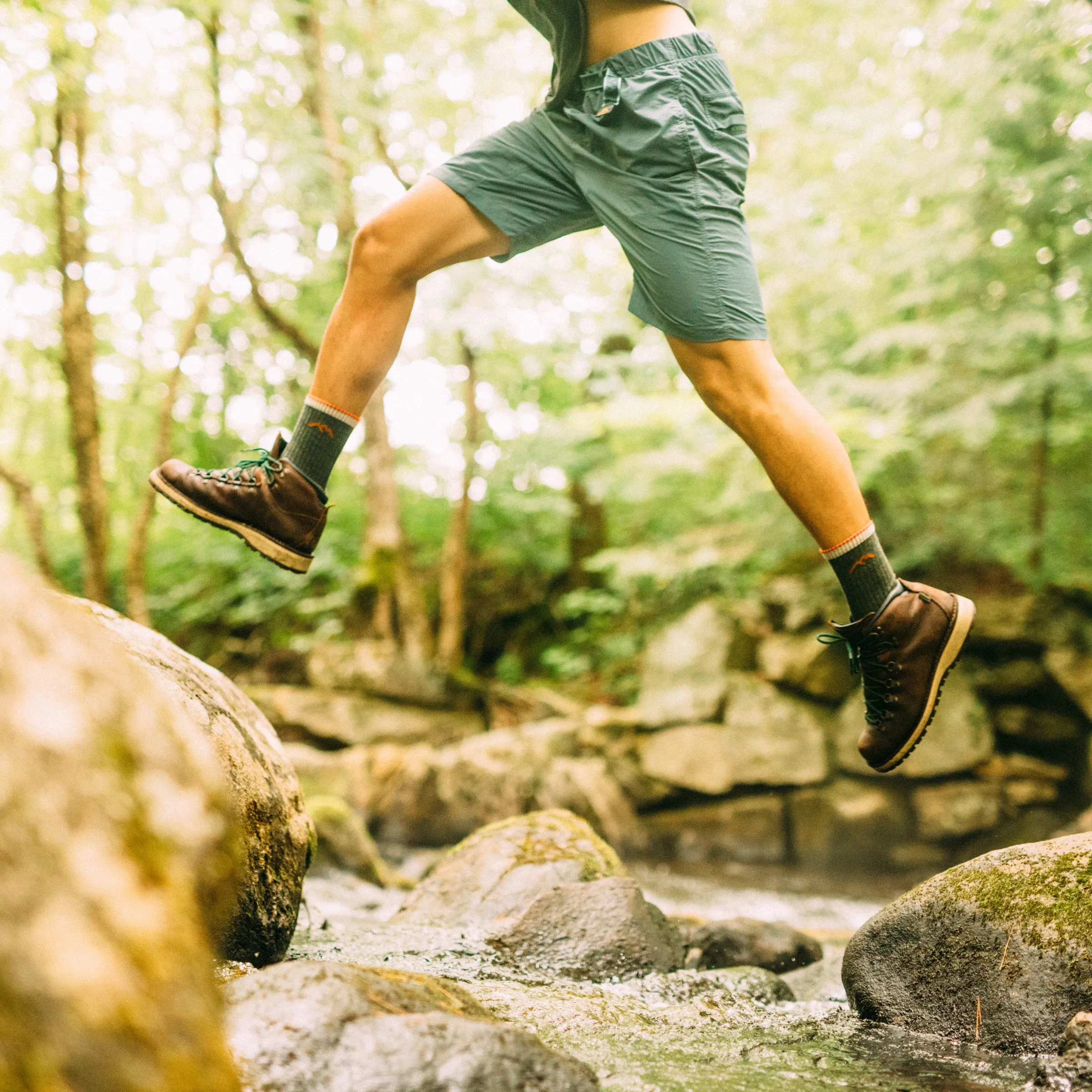 Men's Hiker Micro Crew  Midweight Hiking Sock