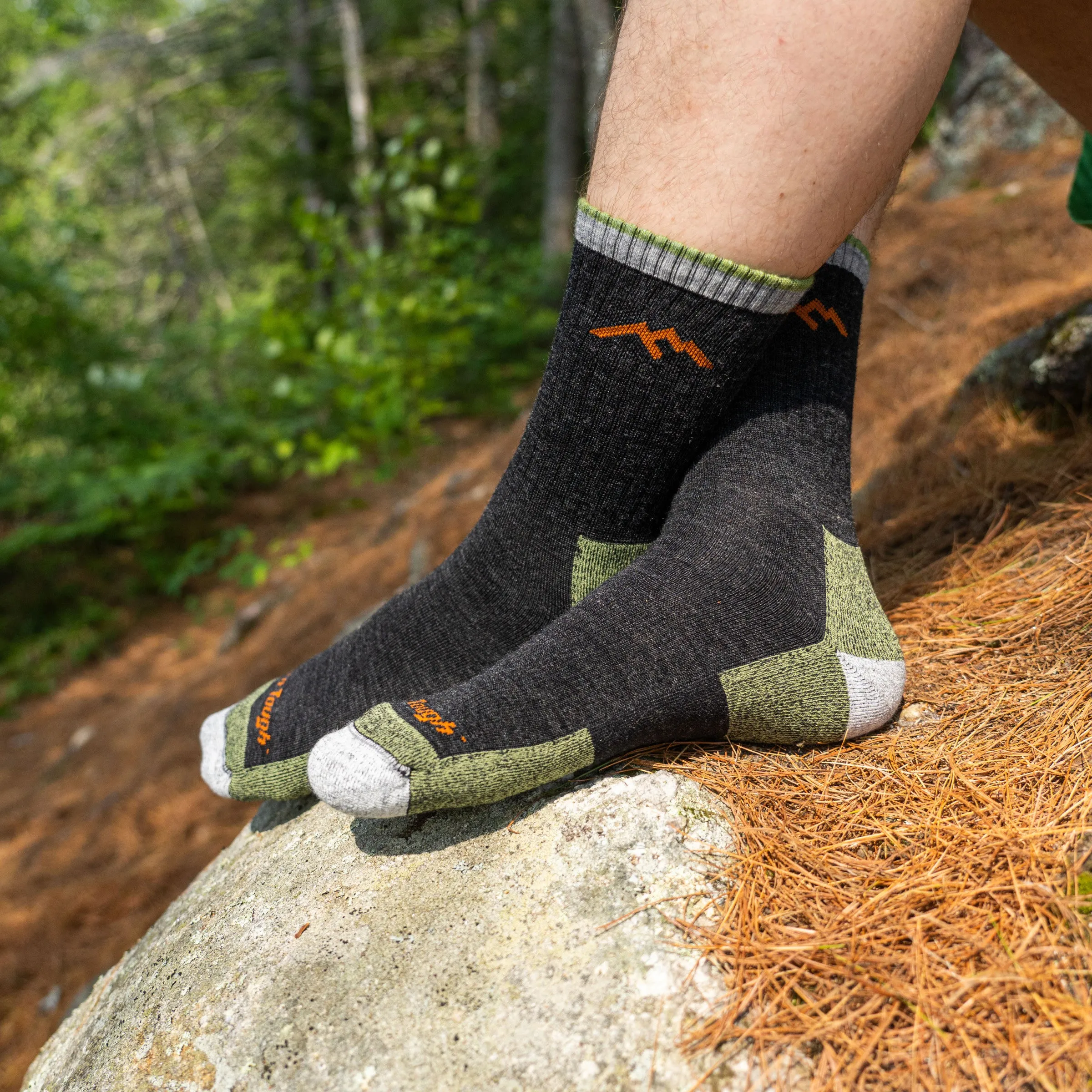 Men's Hiker Micro Crew  Midweight Hiking Sock