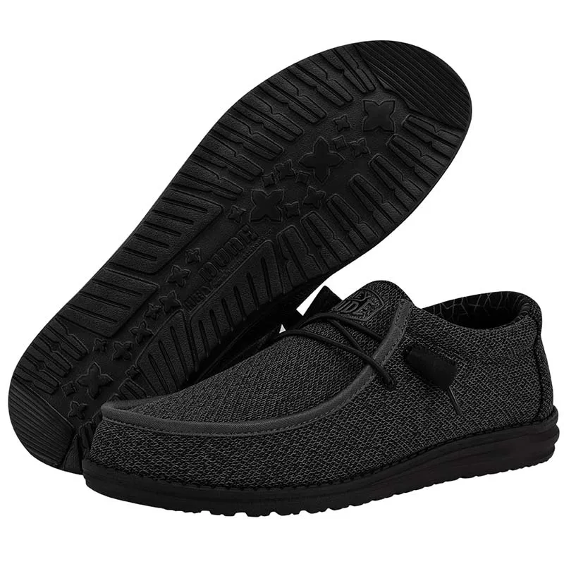 Men's Wally Sox in Micro Black