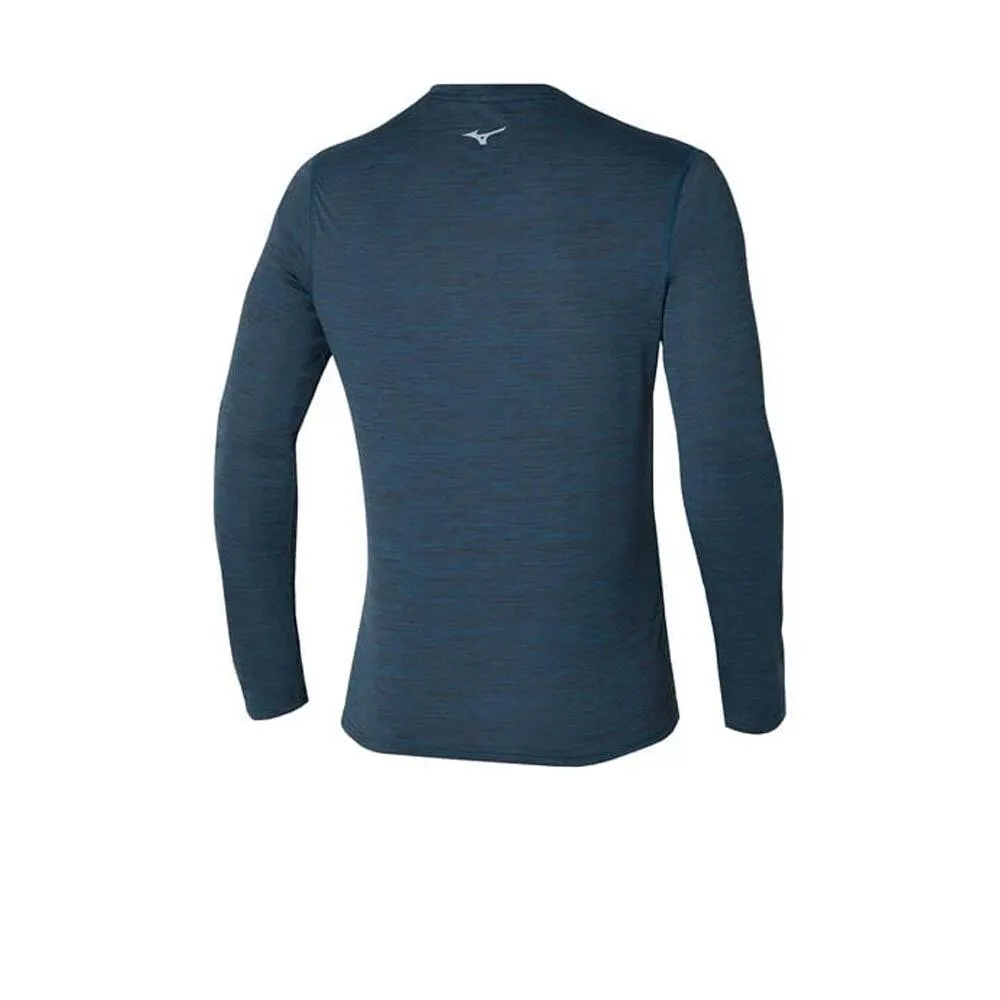 Mizuno Impulse Core Long Sleeve T-Shirt  (Mens)- Blue Wing Teal