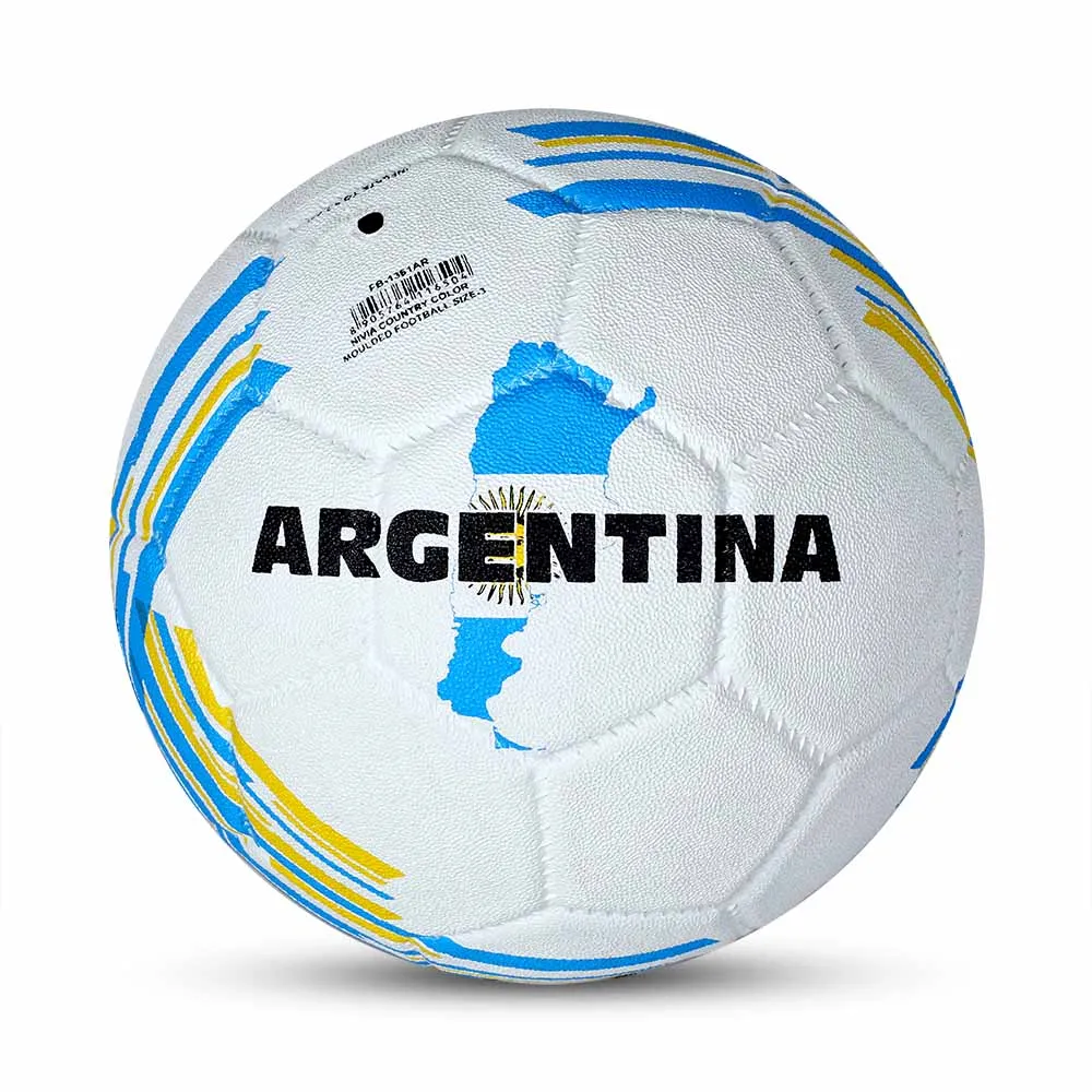 NIVIA COUNTRY COLOR MOLDED FOOTBALL SIZE 3 - ARGENTINA