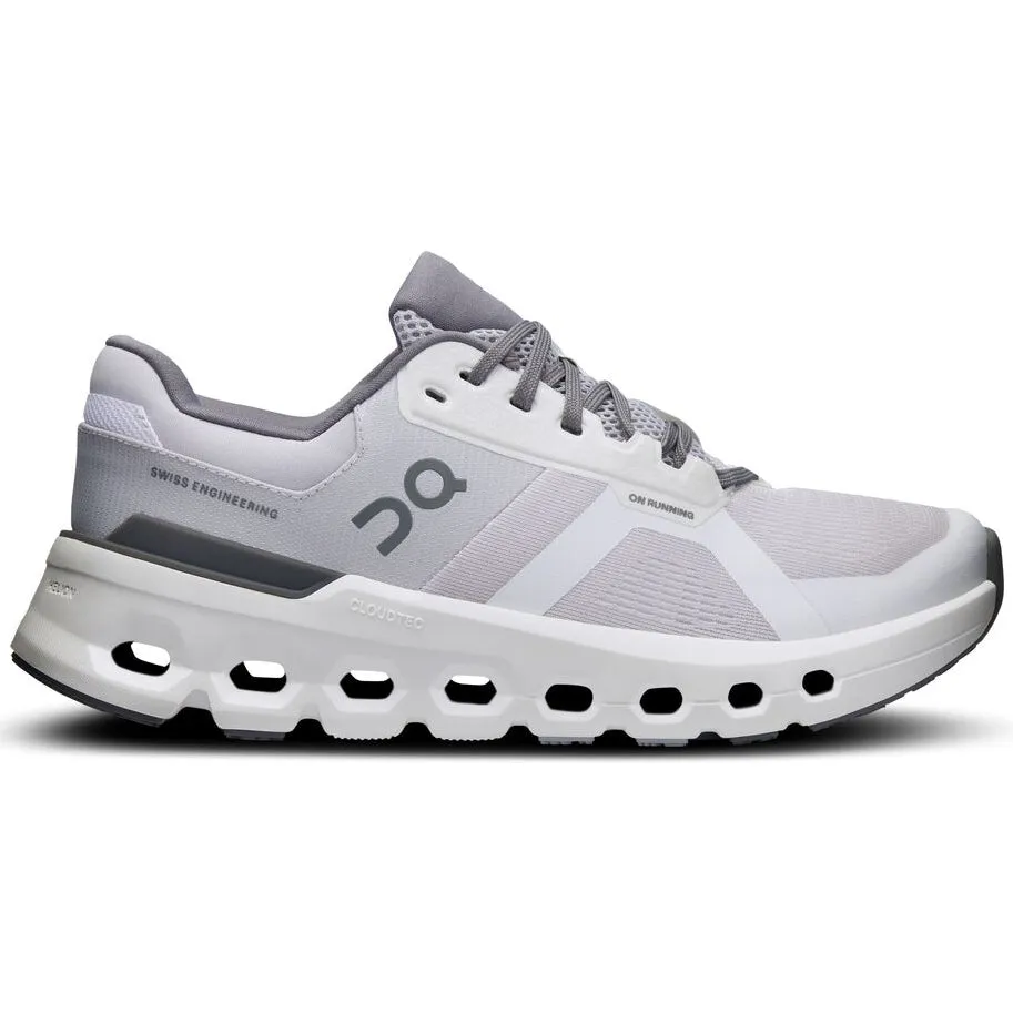 On Women's Cloudrunner 2 Running Shoes Frost / White