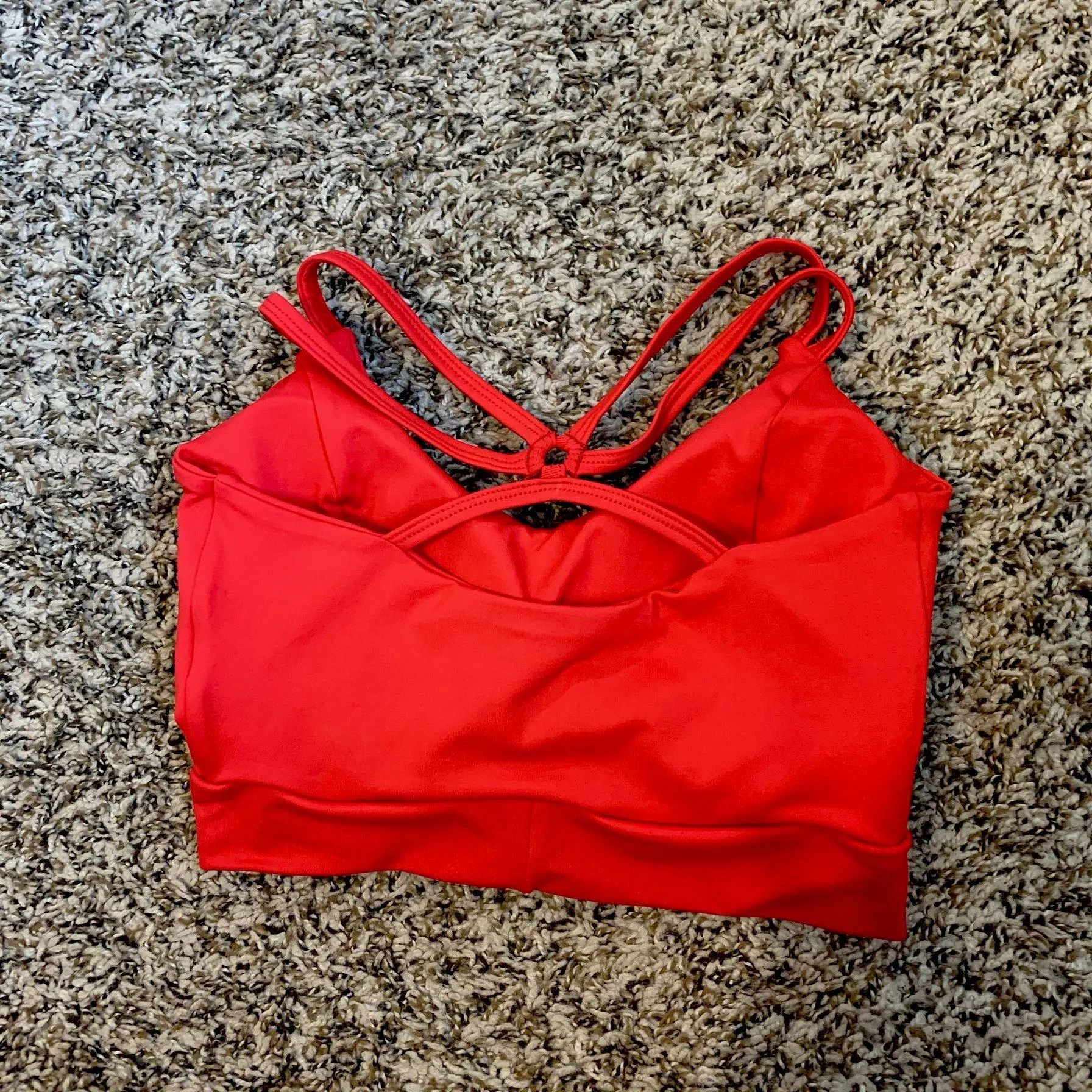 Ring Cropped Top in Red