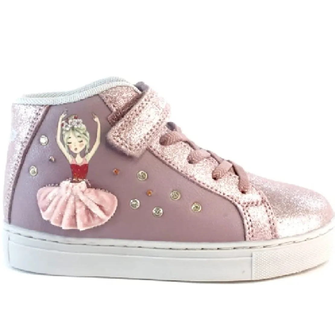 Scarpe casual da Bambina - LELLI KELLY Art. LKAL2286 Sneakers alte cipria