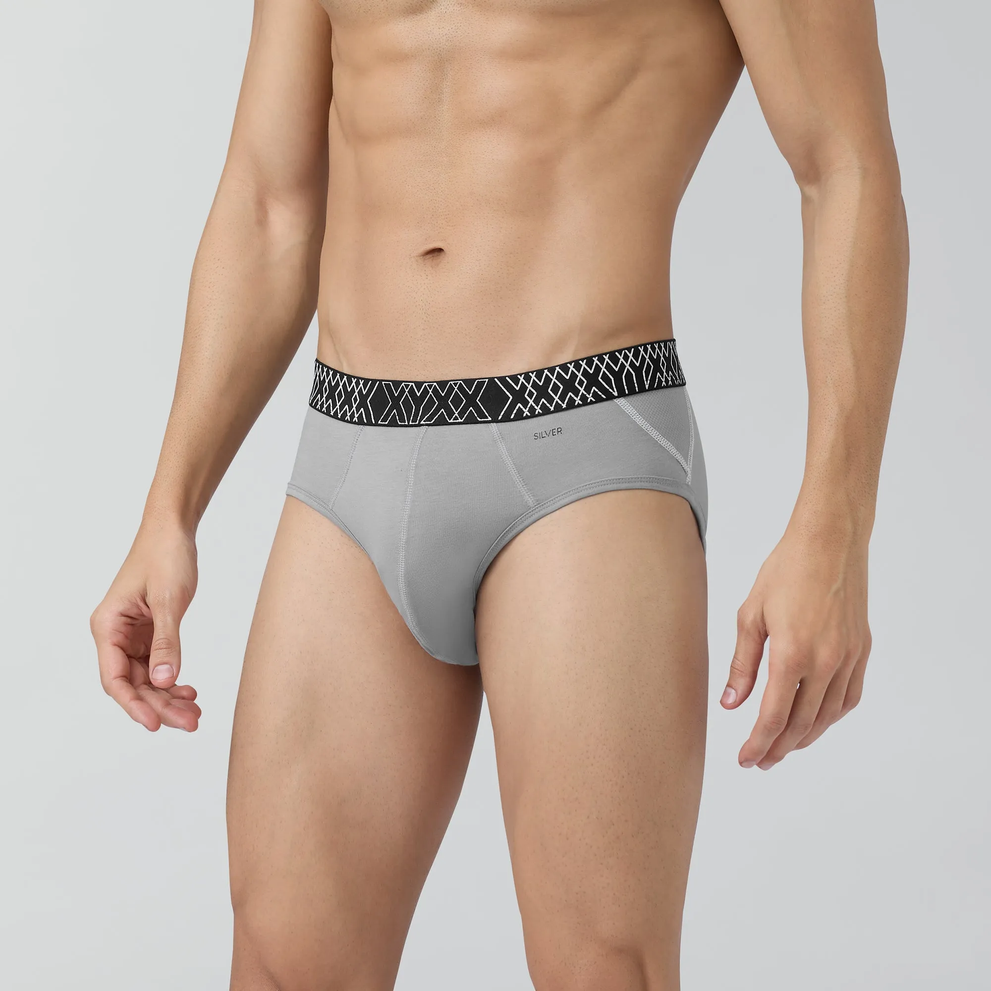 Sprint Cotton Stretch Briefs Opal Grey