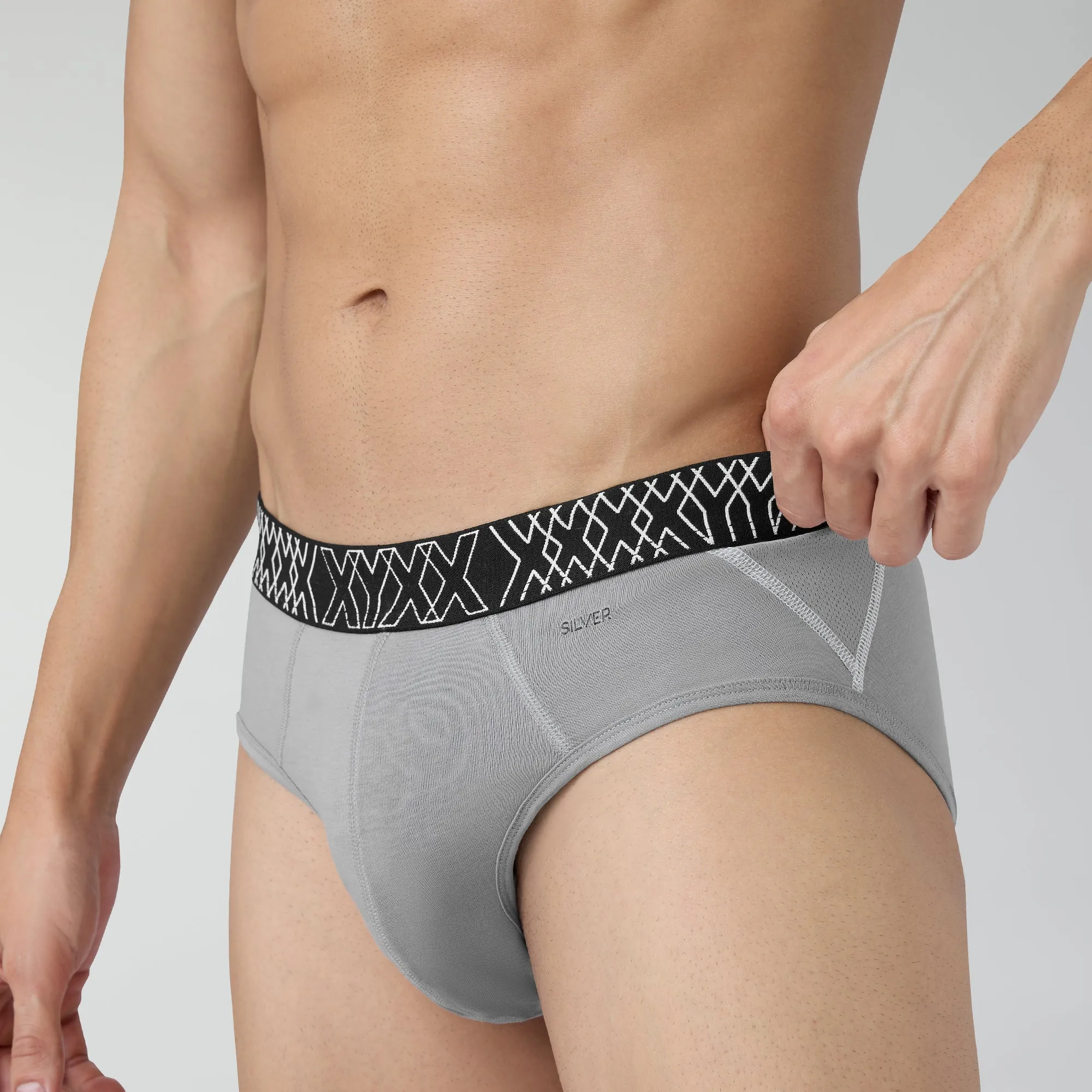 Sprint Cotton Stretch Briefs Opal Grey