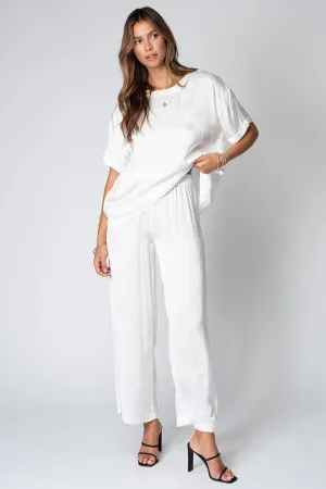 THE SILKY VENICE WIDE LEG PANT