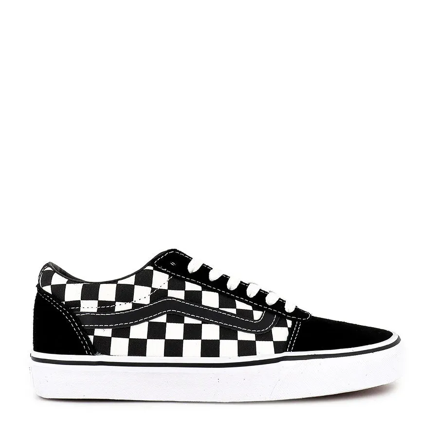 Optimized Title: Mens Black and White Checkered Wardrobe Essential