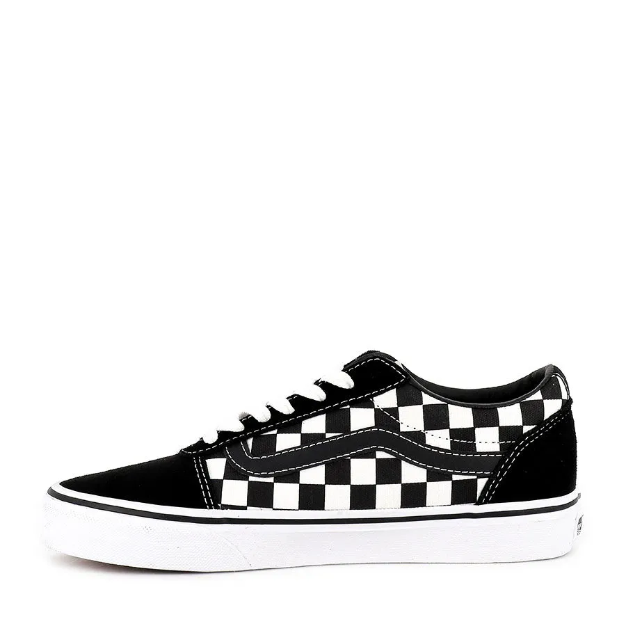 Optimized Title: Mens Black and White Checkered Wardrobe Essential