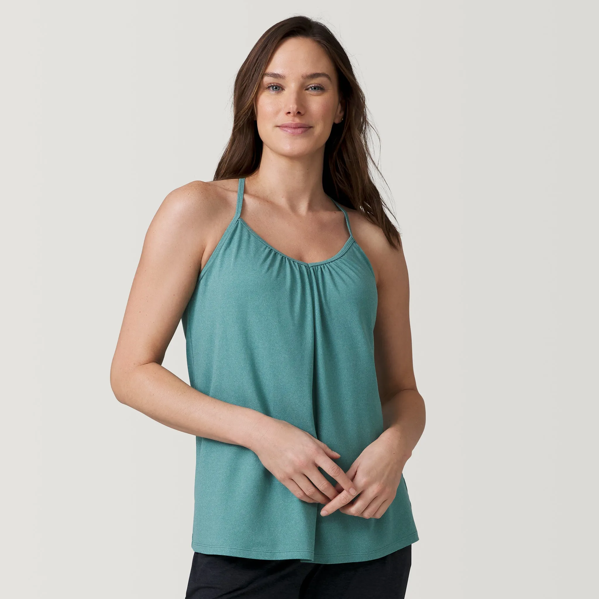 Women's Microtech® Chill B Cool V-Neck Cami Top with Built-In Bra